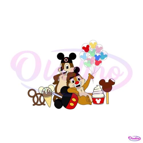 chip-and-dale-chipmunks-balloons-png