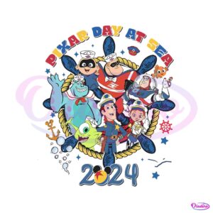 pixar-day-at-sea-2024-disney-characters-png