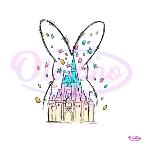 retro-disney-castle-bunny-easter-png