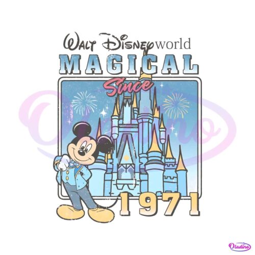 vintage-walt-disney-world-magical-since-1971-png