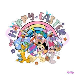 cute-disney-characters-happy-easter-rainbow-png