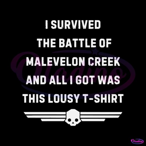 I Survived The Battle Of Malevelon Creek Helldivers 2 SVG