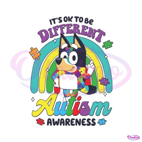 its-ok-to-be-different-autism-awareness-bluey-support-svg