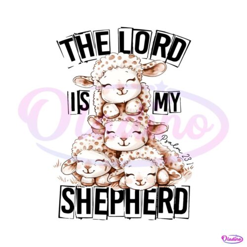 the-lord-is-my-shepherd-lamb-easter-png