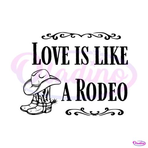 love-is-like-a-rodeo-kane-brown-concert-svg