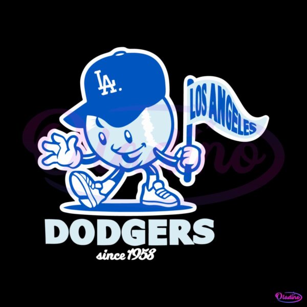 baseball-los-angeles-dodgers-since-1958-svg