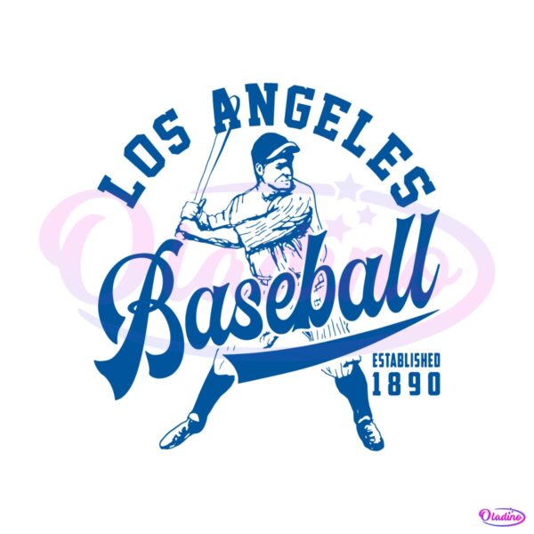 vintage-los-angeles-baseball-1890-svg
