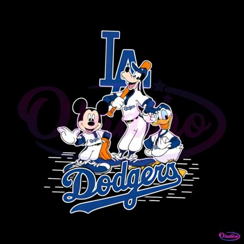 disney-dodgers-mickey-and-friends-baseball-png