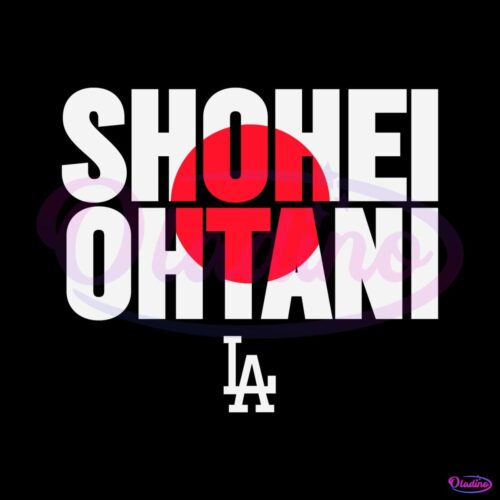 mlb-shohei-ohtani-los-angeles-dodgers-player-svg