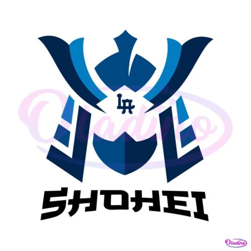 shohei-ohtani-samurai-mlb-los-angeles-dodger-svg