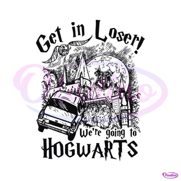 flying-car-get-in-loser-we-are-going-to-hogwarts-svg