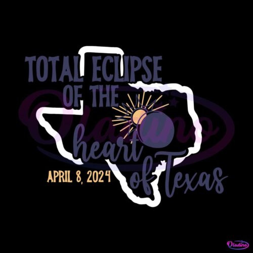 total-eclipse-of-the-heart-of-texas-2024-svg