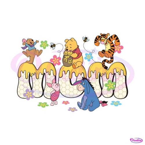 mom-honey-bear-winnie-the-pooh-friends-svg