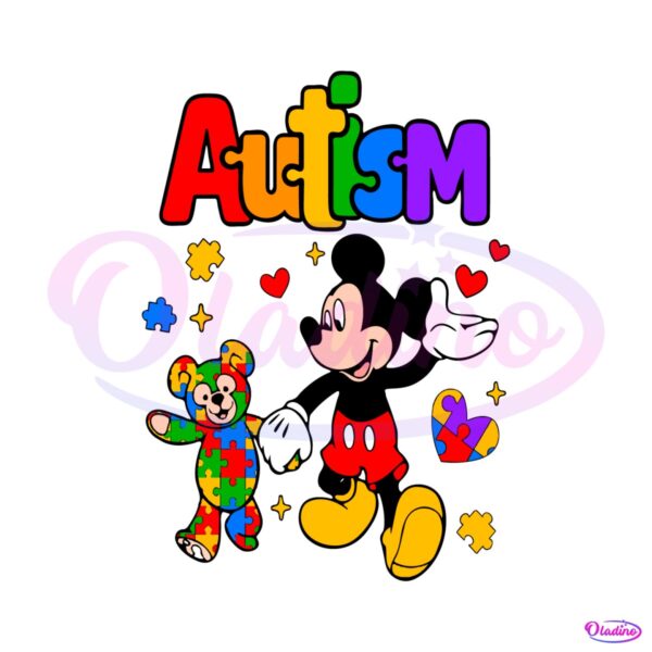 autism-mickey-and-bear-friend-svg