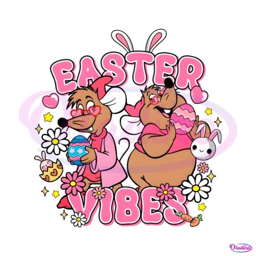 easter-vibes-cinderella-jaq-and-gus-gus-png