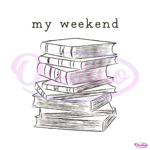 book-lover-my-weekend-is-all-booked-svg