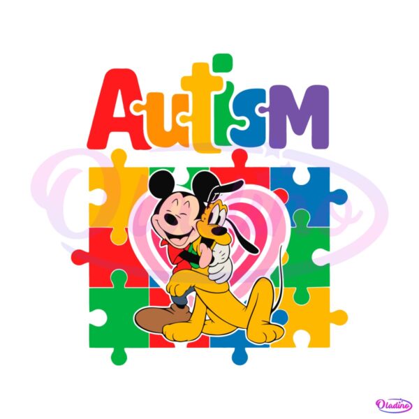 cute-pluto-mickey-mouse-autism-heart-svg