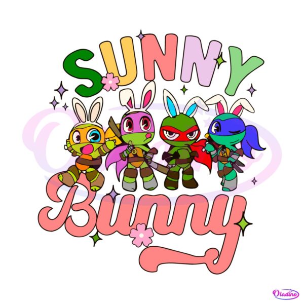 ninja-turtle-sunny-bunny-easter-svg