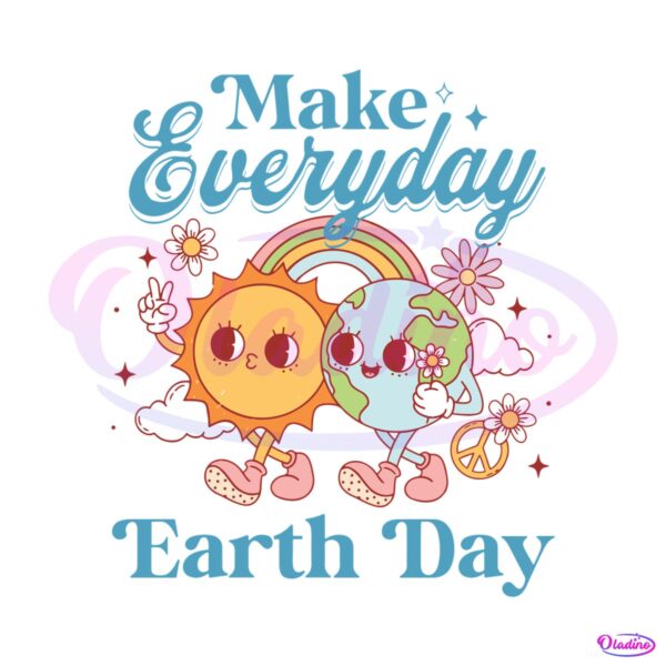 groovy-make-everyday-earth-day-svg