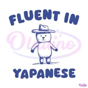 fluent-in-yapanese-bear-meme-svg