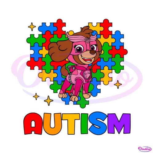 groovy-paw-patrol-skye-autism-heart-svg