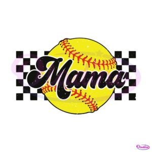 retro-baseball-mama-checkered-softball-svg