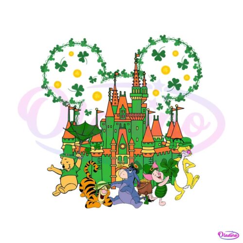 winnie-the-pooh-st-patricks-day-castle-png