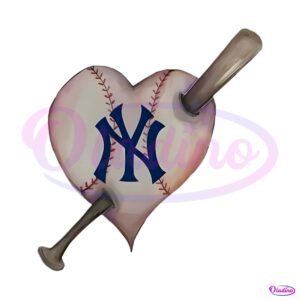 new-york-yankees-baseball-bat-heart-png