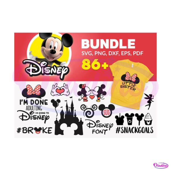86+ Disney Mickey Bundle SVG