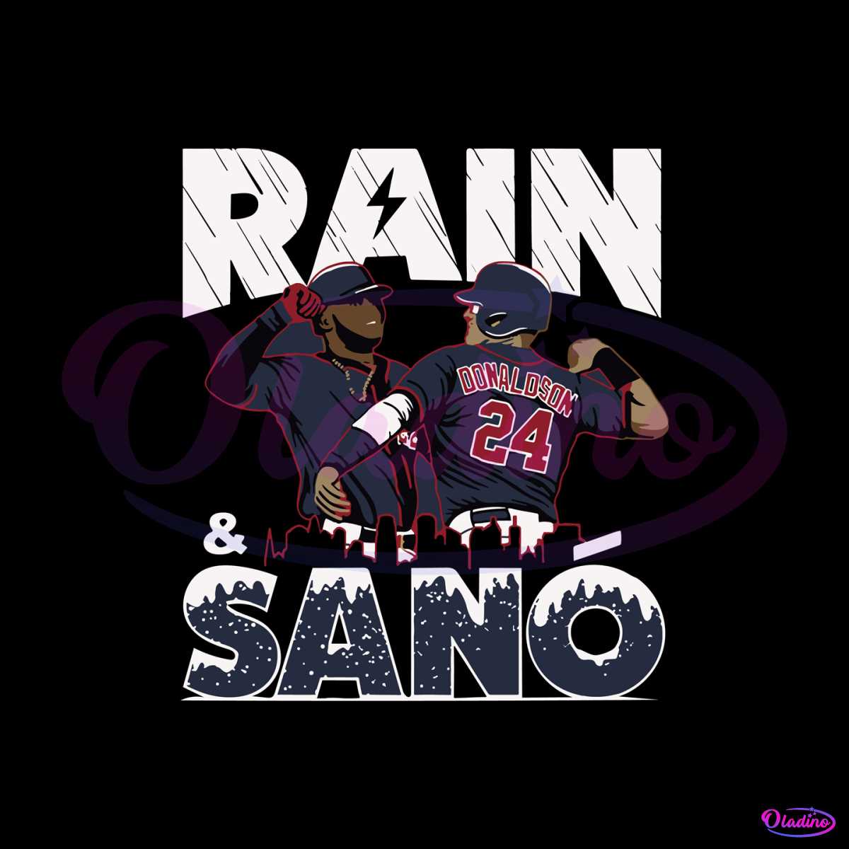 Rain and Sano New York Yankees MLB Player SVG Cricut File - MLB SVG