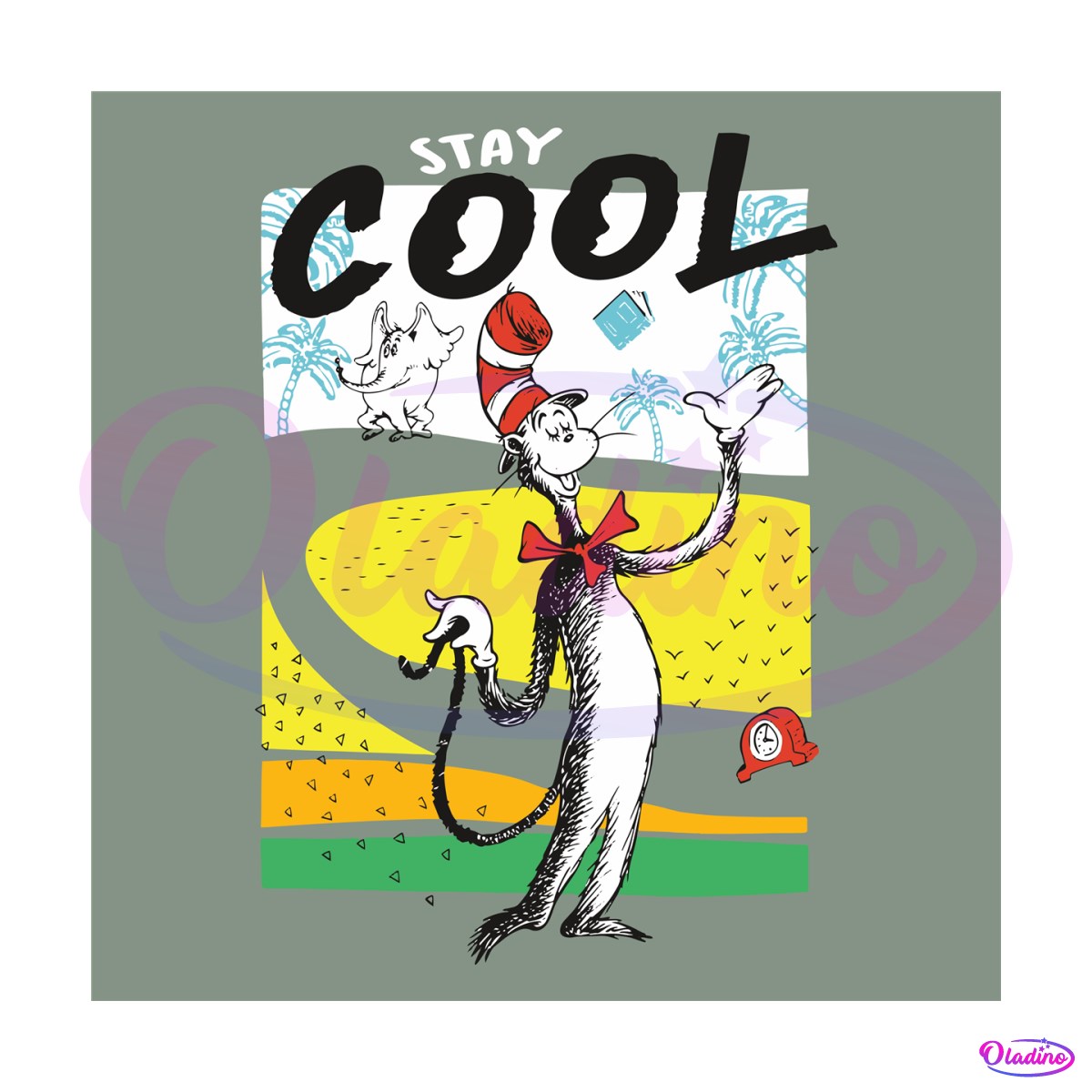 Stay Cool Cat In The Hat Dr Seuss SVG - Dr Seuss SVG
