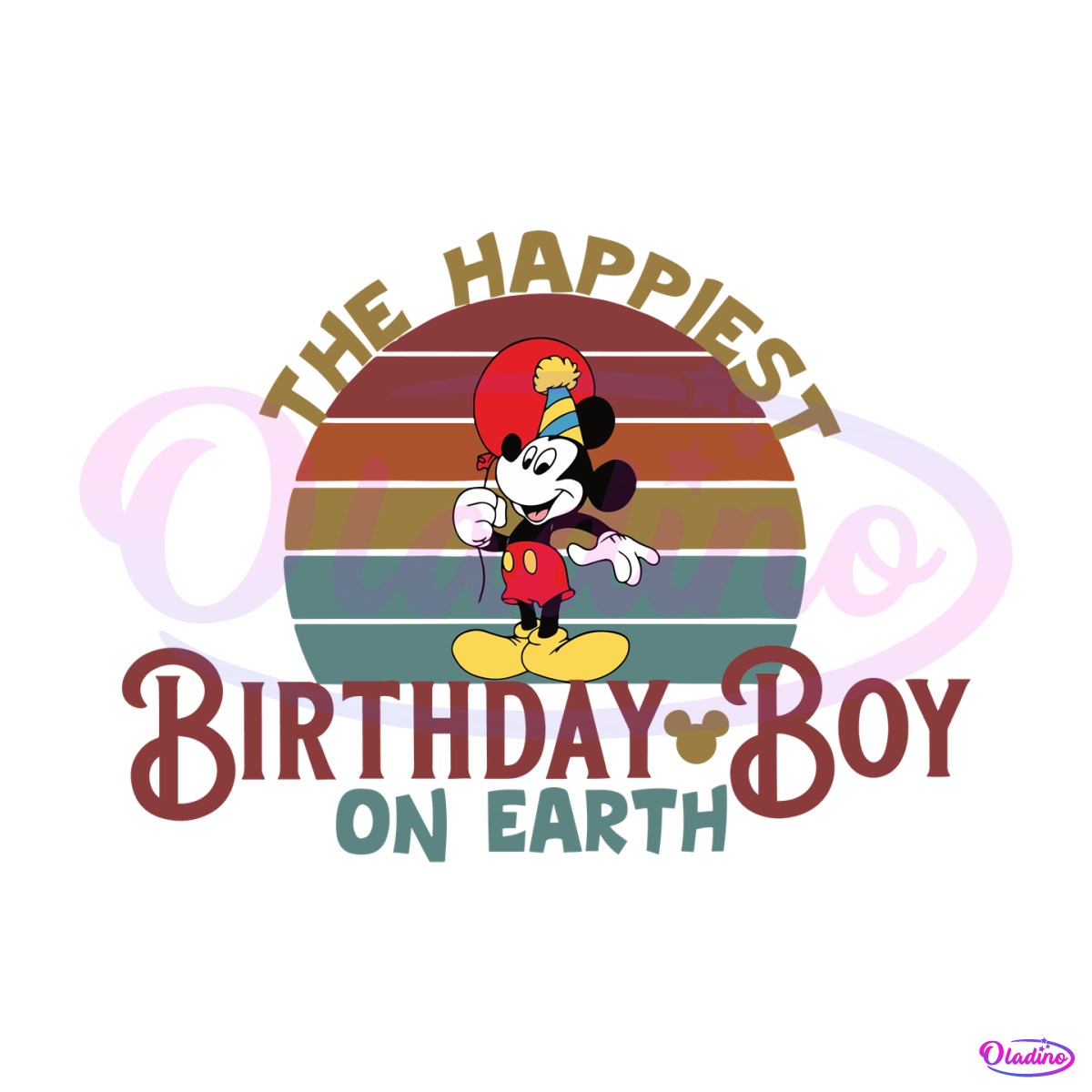 The Happiest Birthday Boy On Earth SVG - Family SVG