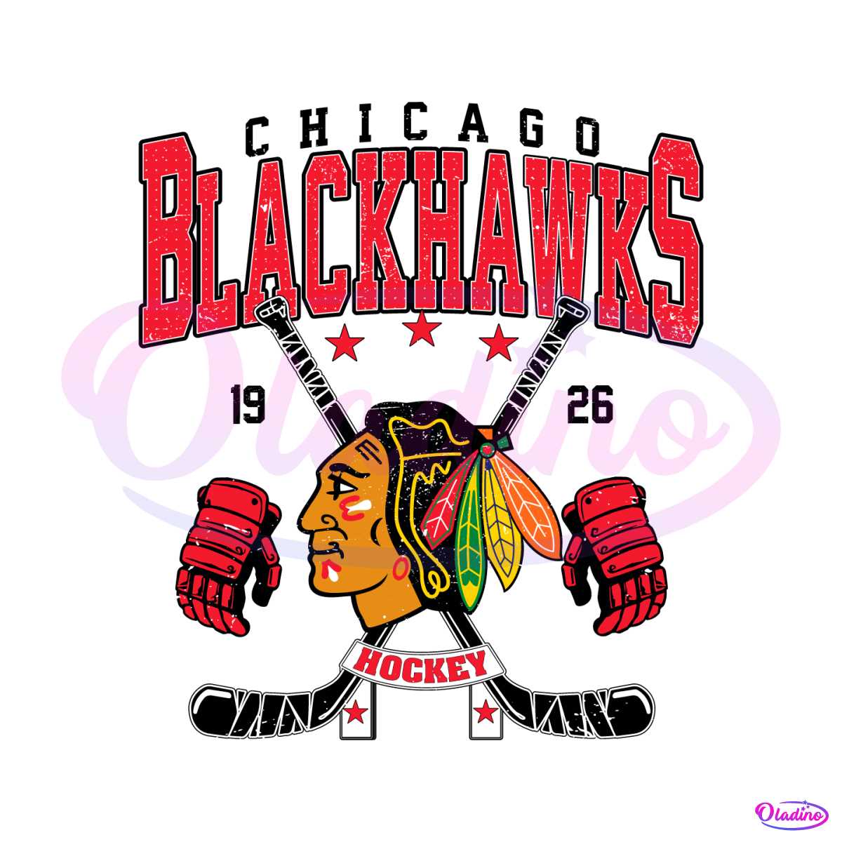 Vintage Chicago Blackhawks 1926 Hockey Svg Digital Download - NHL SVG
