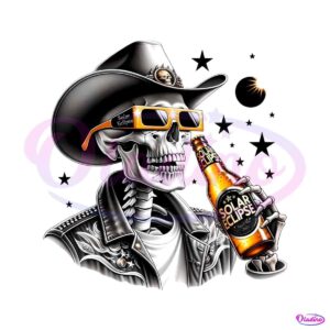 total-solar-eclipse-2024-skeleton-beer-png