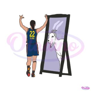 retro-caitlin-clark-22-mirror-goat-svg