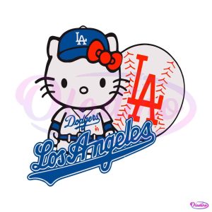 funny-hello-kitty-la-dodgers-baseball-svg