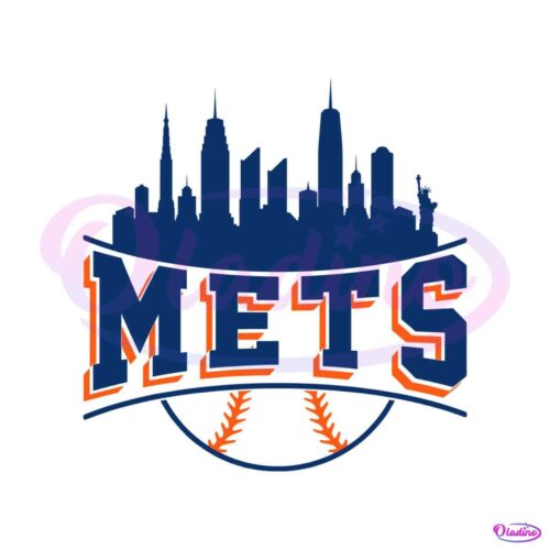 retro-new-york-mets-baseball-skyline-svg