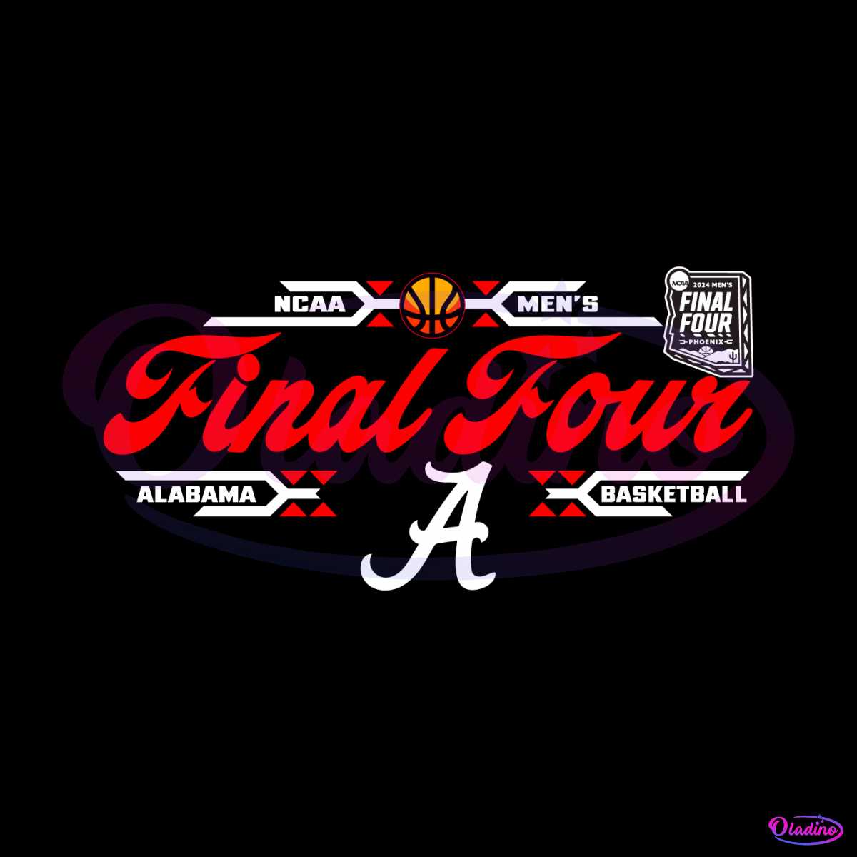 Alabama Final Four 2024 March Madness Basketball SVG » Oladino