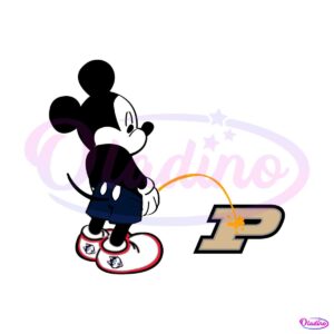 mickey-uconn-huskies-piss-on-purdue-boilermakers-svg