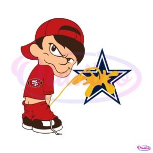 boy-san-francisco-49ers-peeing-on-dallas-cowboys-svg