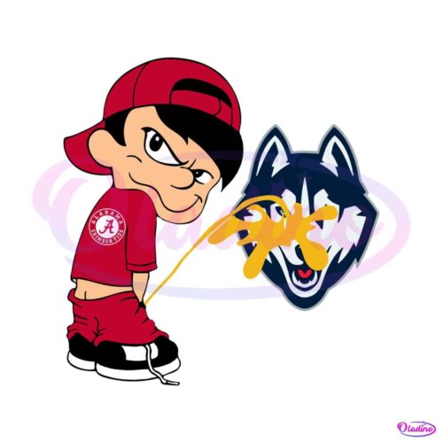 funny-boy-alabama-crimson-tide-piss-on-uconn-huskies-svg