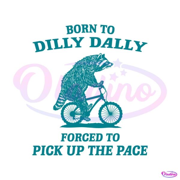 raccoon-born-to-dilly-dally-forced-to-pick-up-the-pace-svg