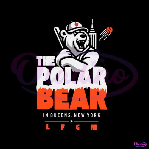 the-polar-bear-in-queens-baseball-svg