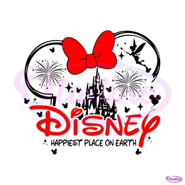 Disney Happiest Place On Earth SVG