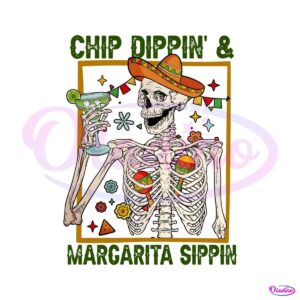 funny-skeleton-chip-dippin-and-margarita-sippin-png