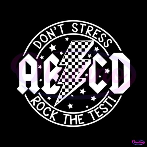 abcd-dont-stress-rock-the-test-lightning-bolt-svg