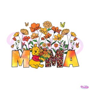 floral-mama-winnie-the-pooh-png