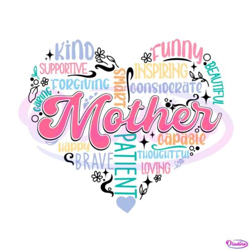 retro-mother-heart-smart-patient-svg