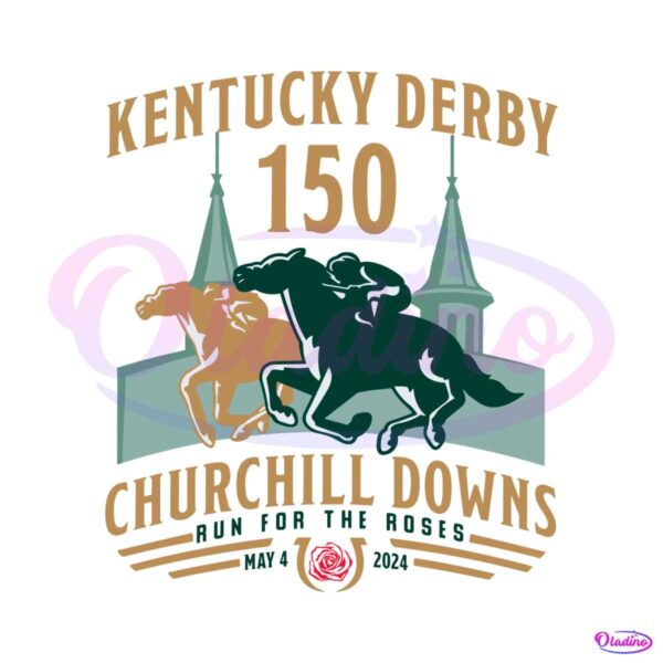 Kentucky Derby Churchill Downs 2024 SVG
