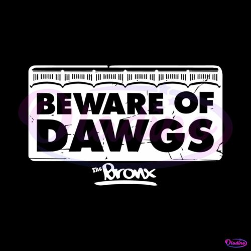 beware-of-bronx-dawgs-baseball-svg